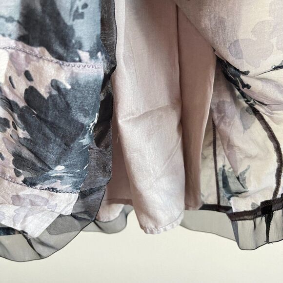 Loft Ann Taylor Empire‎ Waist Dress with sheer straps Size 6 Floral Print… - Picture 3 of 8